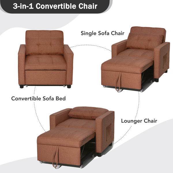 Latitude Run® Lejend Convertible Accent Chairs Wayfair